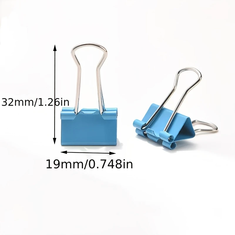 50 Pack Random Color Long Tail - огляд і ціна Binder Clip Assorted